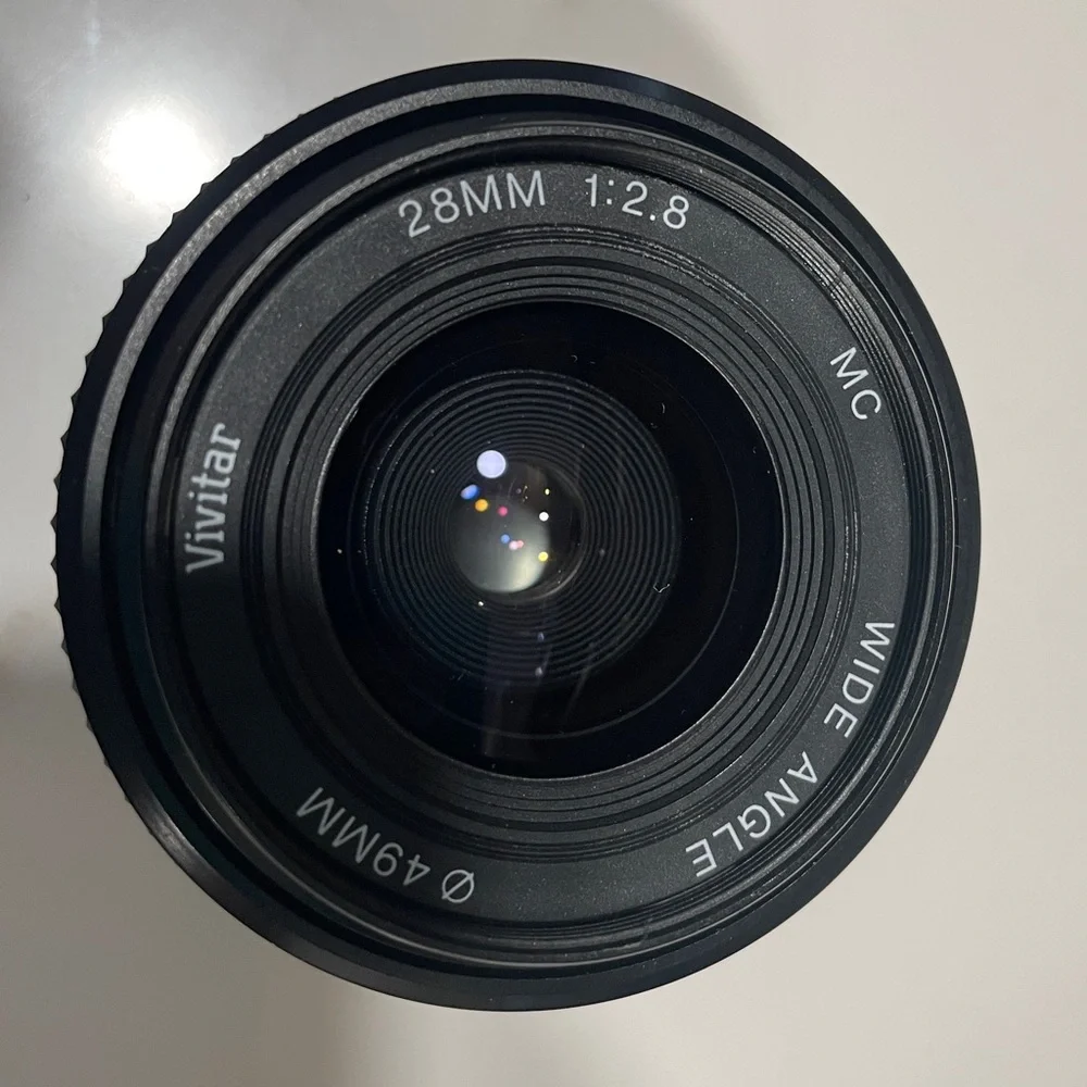 Vivitar 28mm 1:2.8 Wide Angle MC 49mm Lens